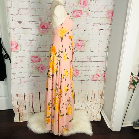 Lulu’s Endless Endearment Blush Floral Maxi Dress - Picture 8 of 13